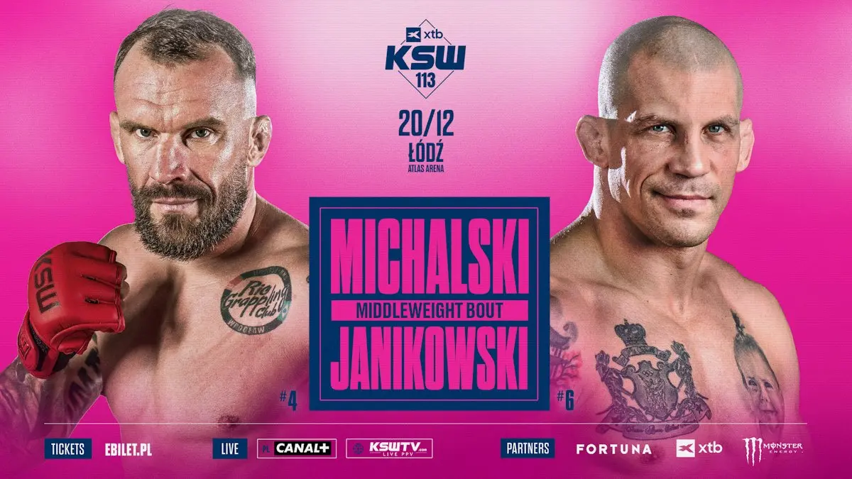 Michalski vs. Janikowski! Bitwa o Wrocław na XTB KSW 113 w Łodzi