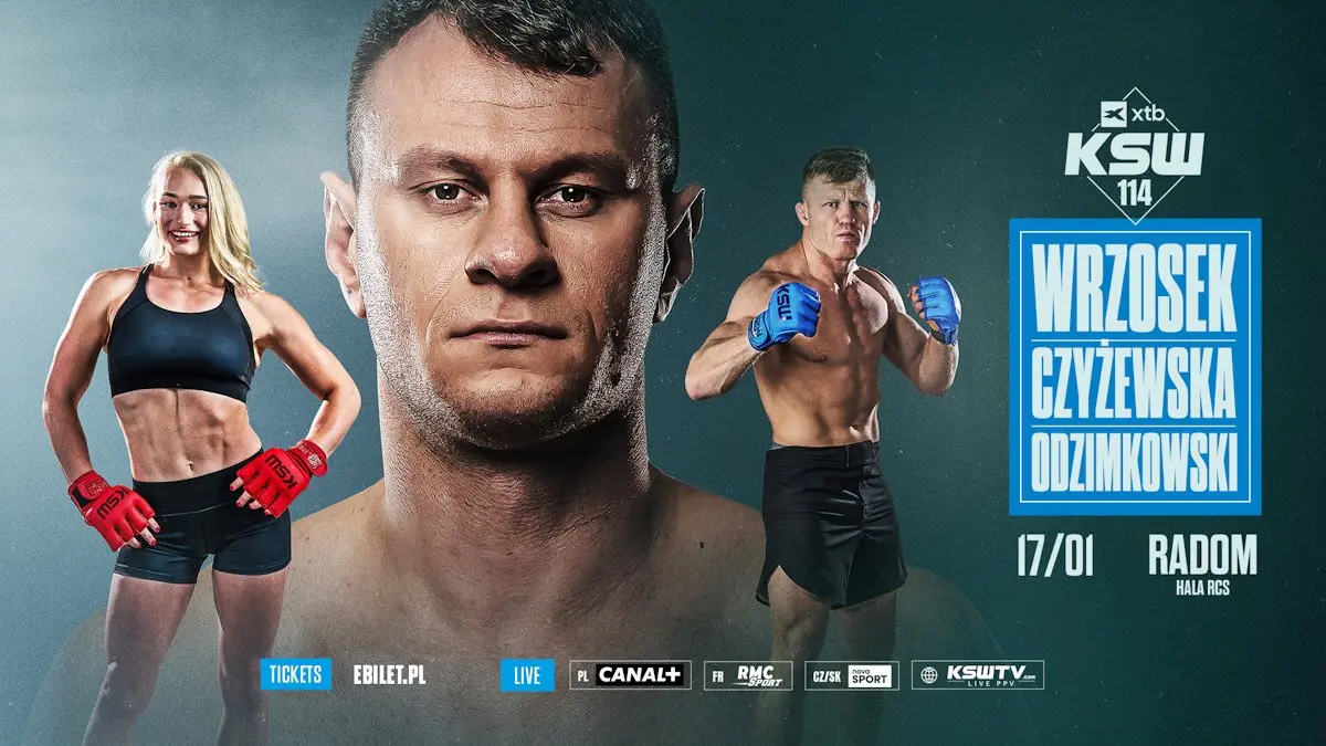 Arek Wrzosek i Wiktoria Czyżewska kolejnymi bohaterami gali XTB KSW 114 w Radomiu