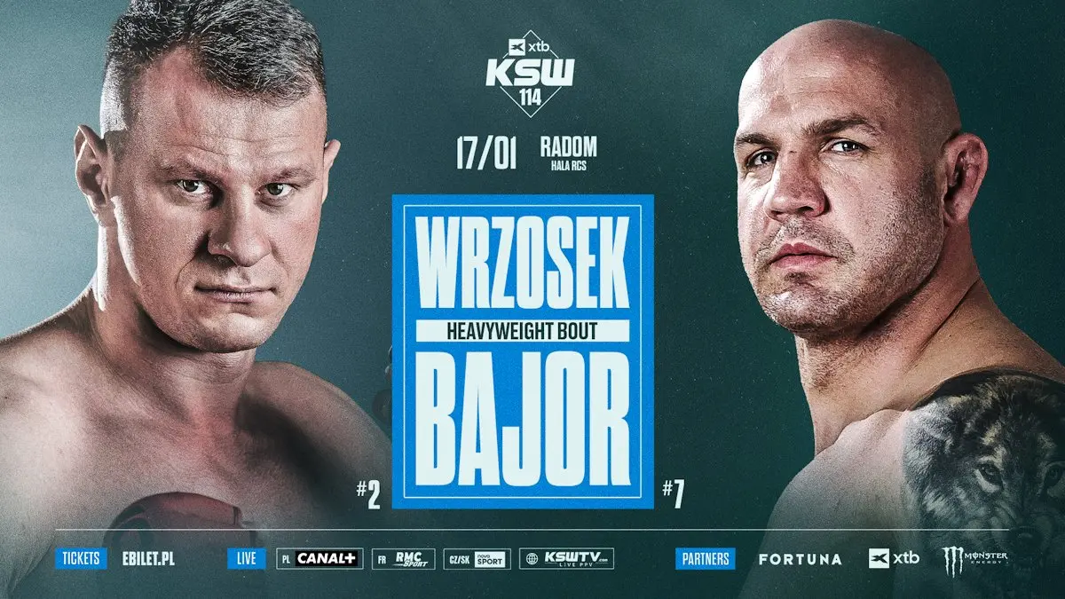 Szymon Bajor rywalem Arkadiusza Wrzoska na galę XTB KSW 114 w Radomiu