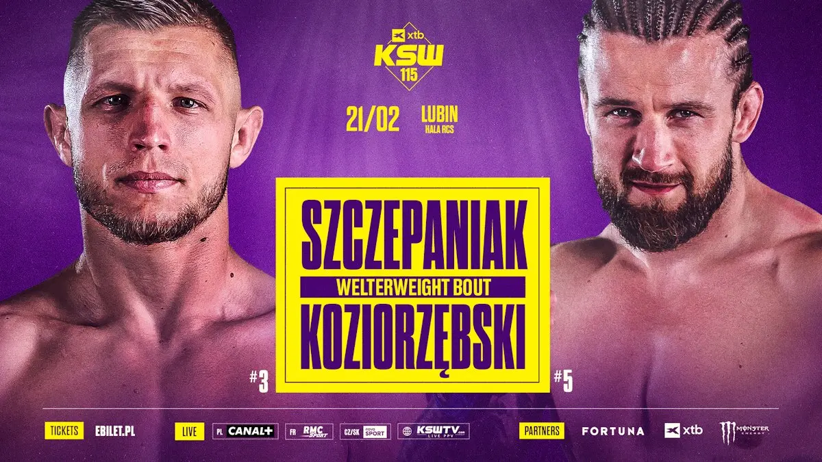 KSW wraca do Lubina ze starciem czołowych zawodników wagi półśredniej