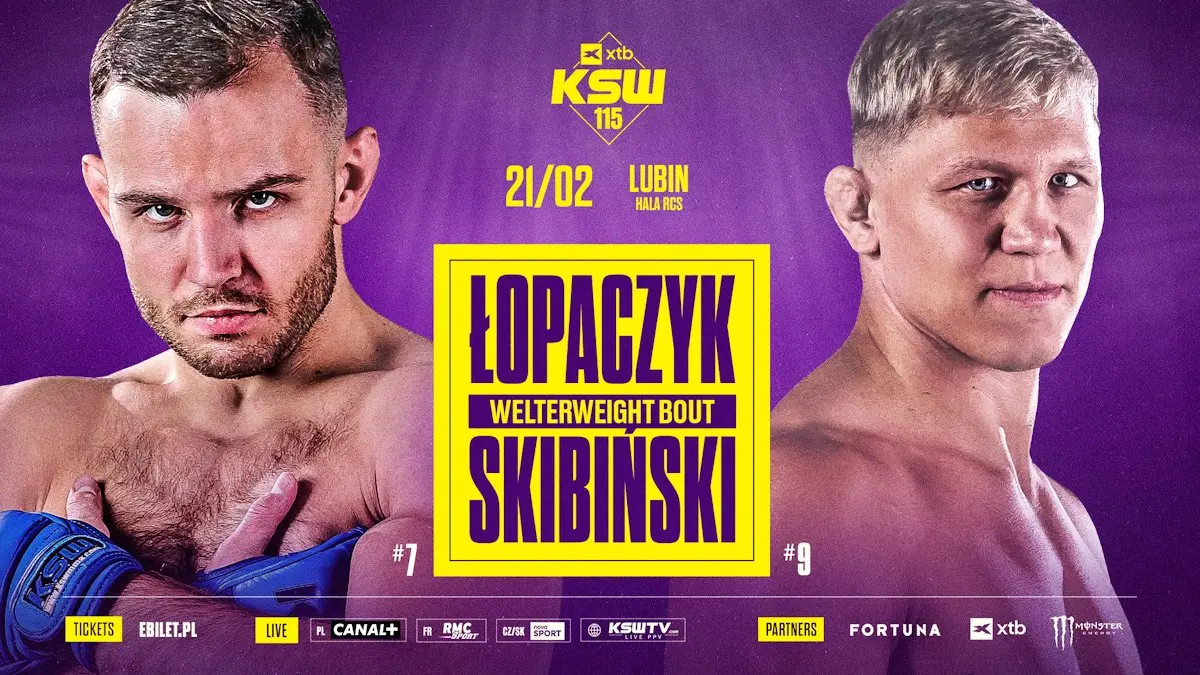 Tymoteusz Łopaczyk zmierzy się z Danielem Skibińskim podczas gali XTB KSW 115