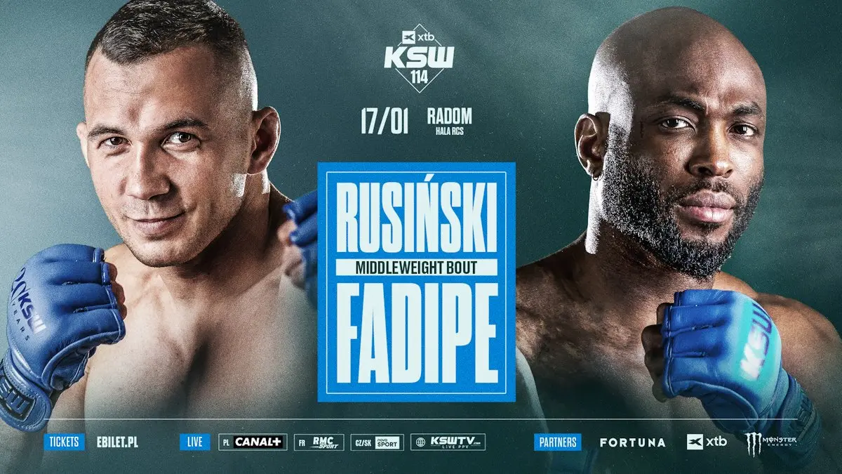 Henry Fadipe z nowym rywalem na galę XTB KSW 114