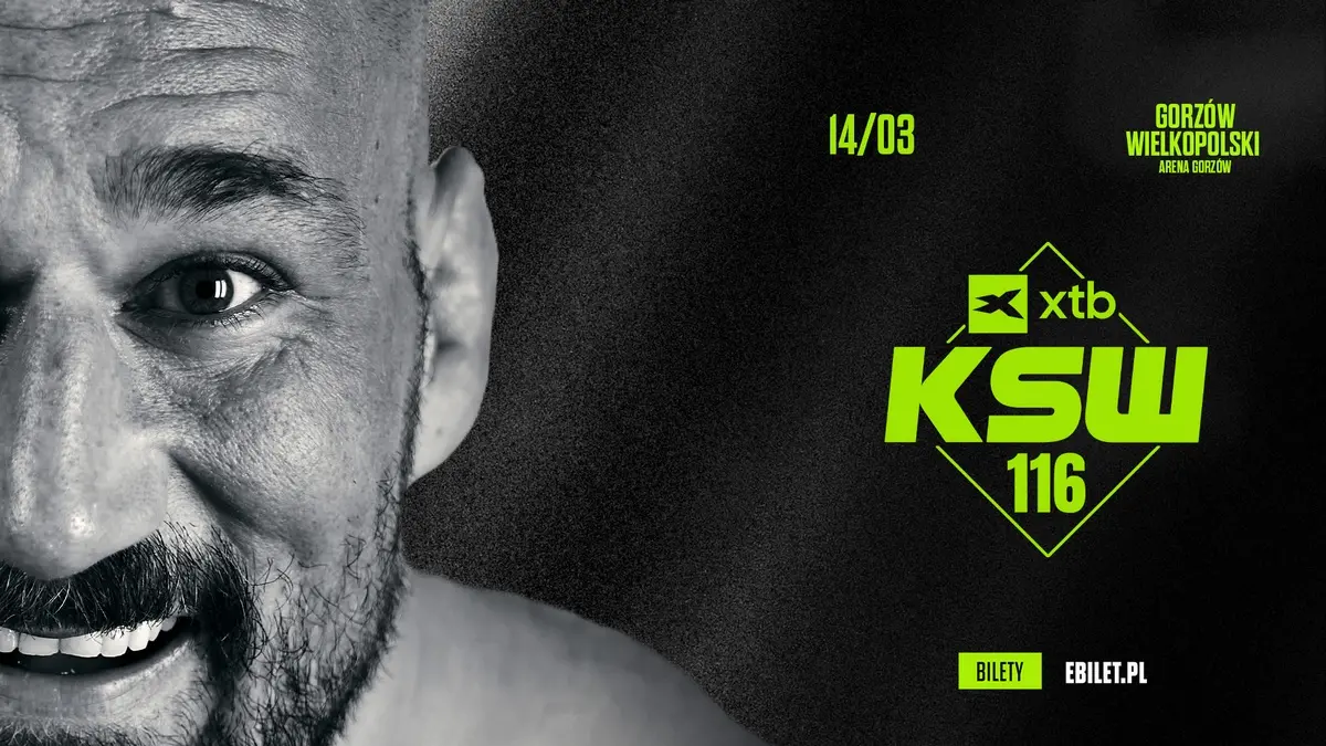 Król wagi ciężkiej powróci do klatki na gali XTB KSW 116