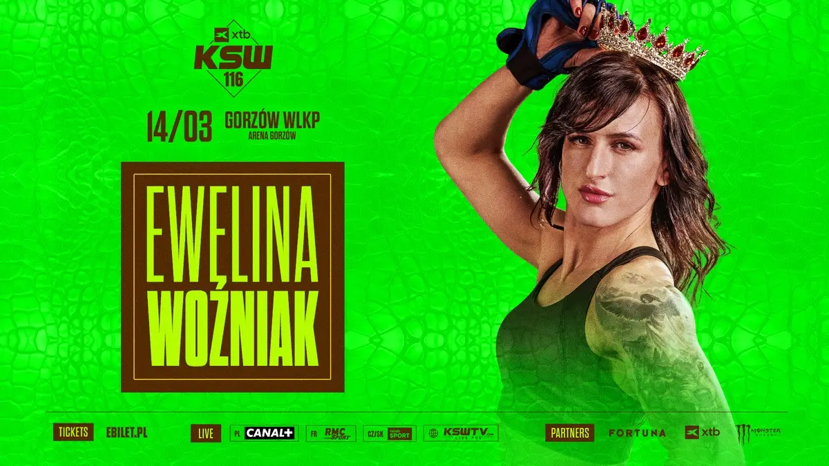 Ewelina Woźniak wraca do klatki!