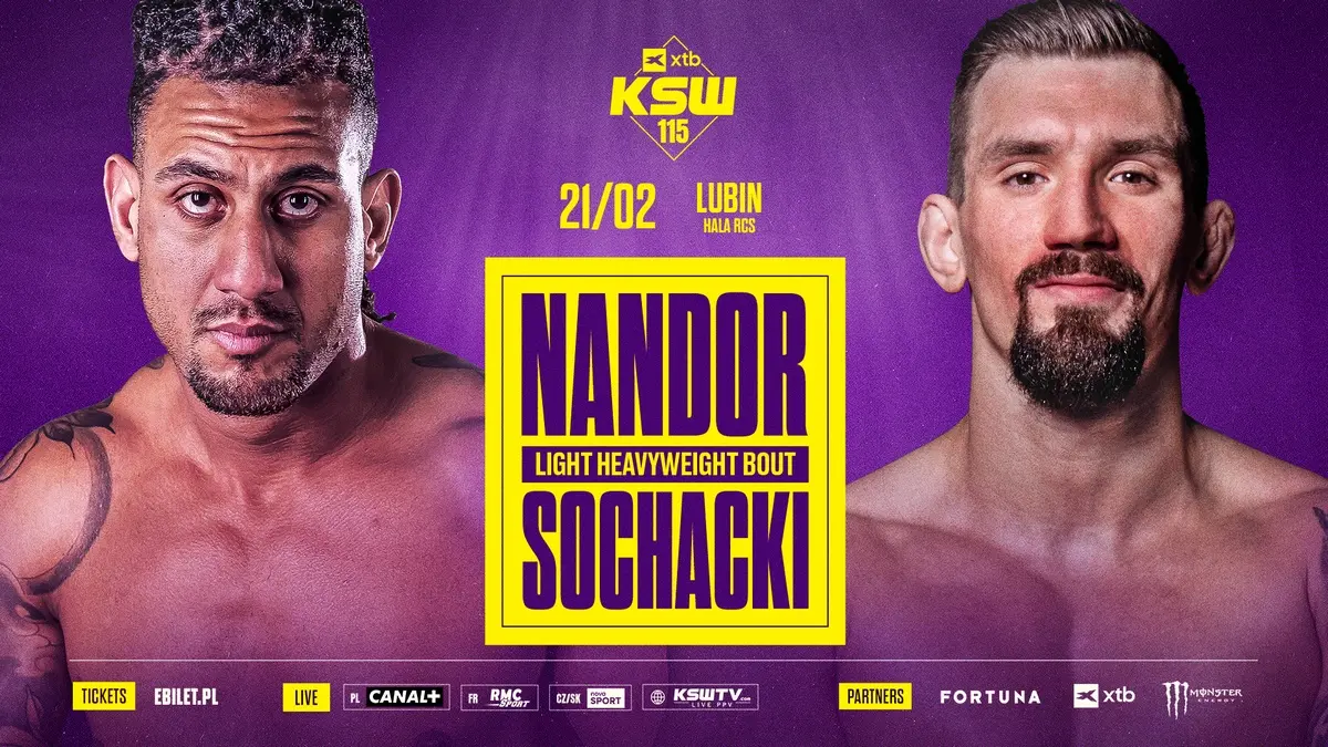 Jordan Nandor z nowym rywalem na galę XTB KSW 115