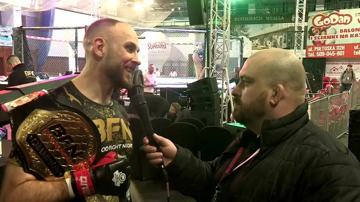 Nowy mistrz BFN Emil Śniadała po szybkim zwycięstwie