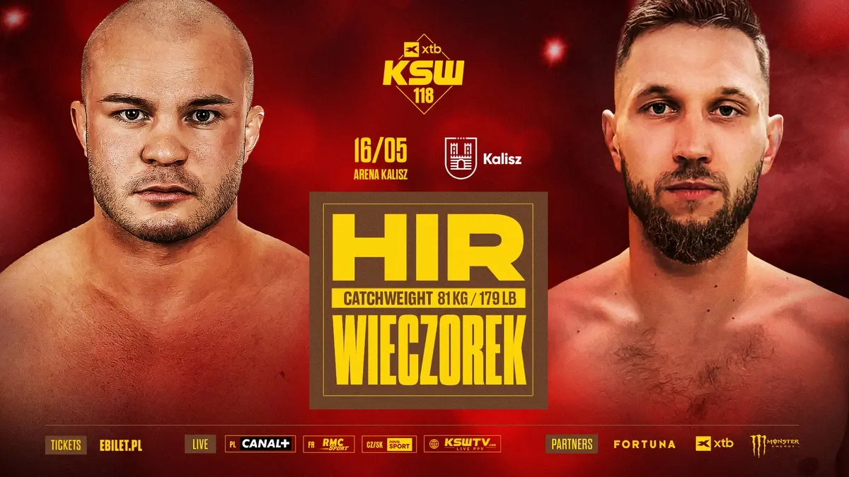 Michał Hir z nowym rywalem na galę XTB KSW 118 w Kaliszu