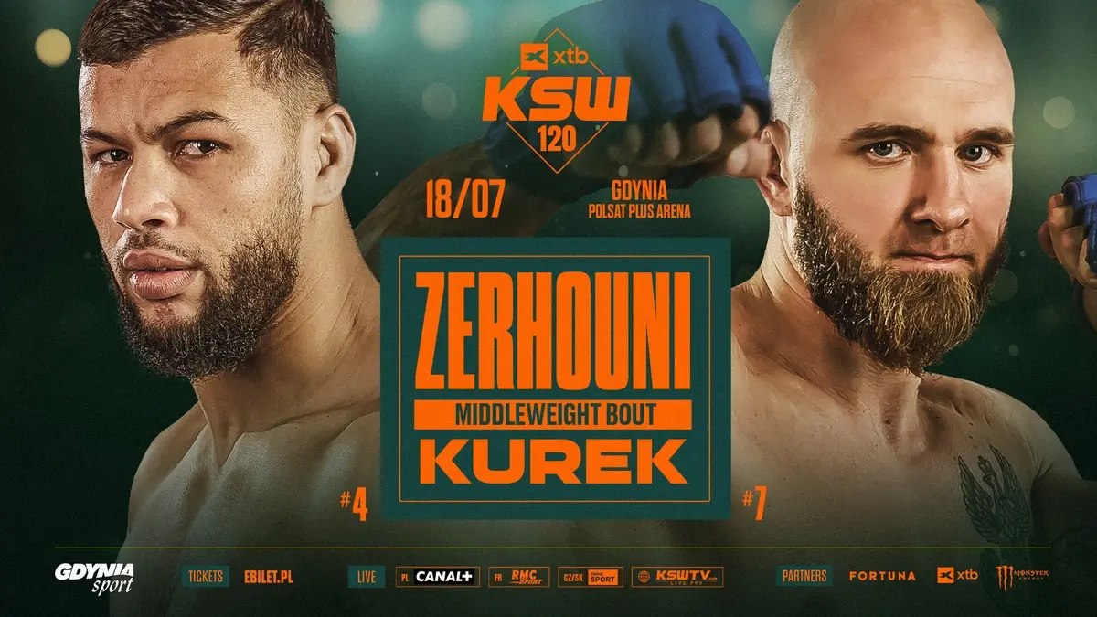 Laïd Zerhouni zmierzy się z Bartoszem Kurkiem na gali XTB KSW 120