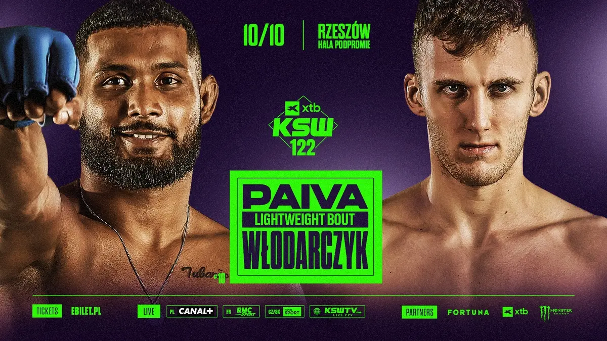Brazylijsko-polski pojedynek dodany do karty walk gali XTB KSW 122
