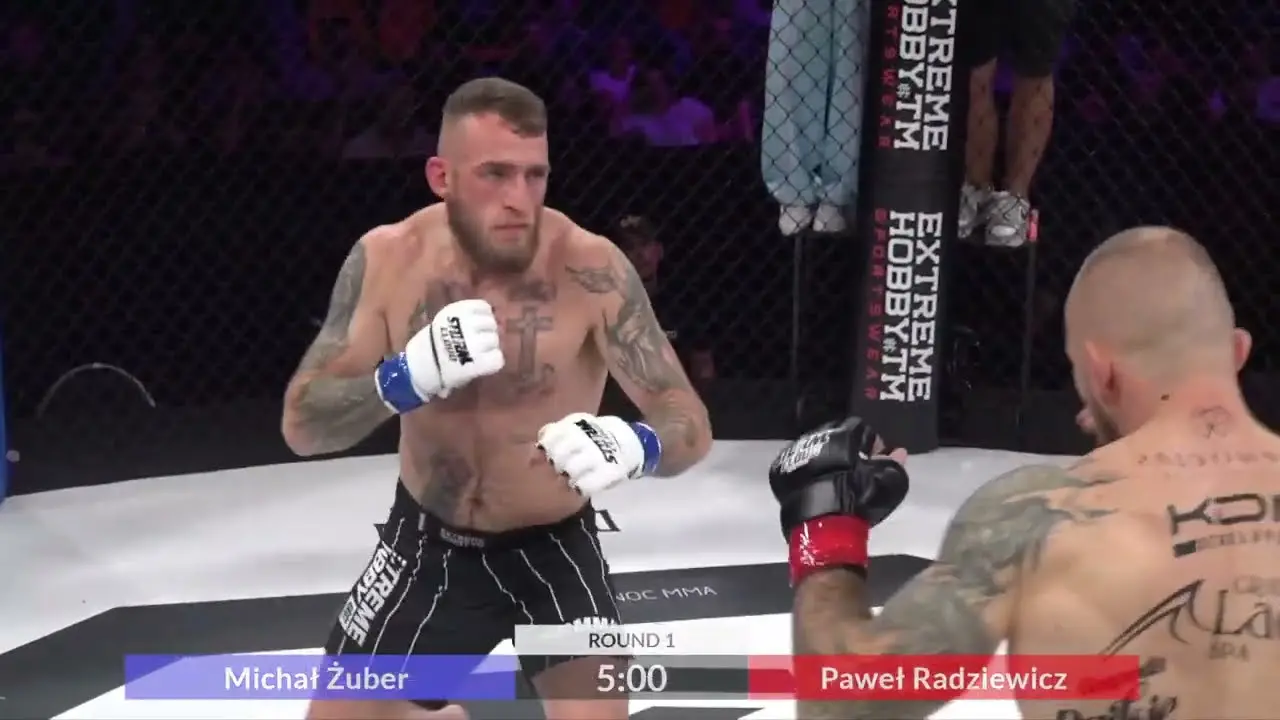 MMA NIGHT 15: Michał Żuber vs Paweł Radziewicz